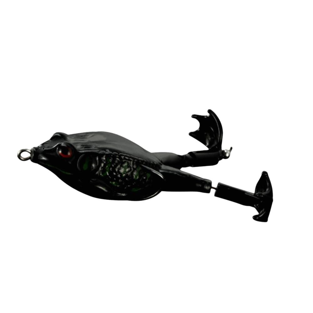 Double Propellers Frog Lure Rotating Tail Soft Frog Lure Artificial Bait Freshwater Fishing