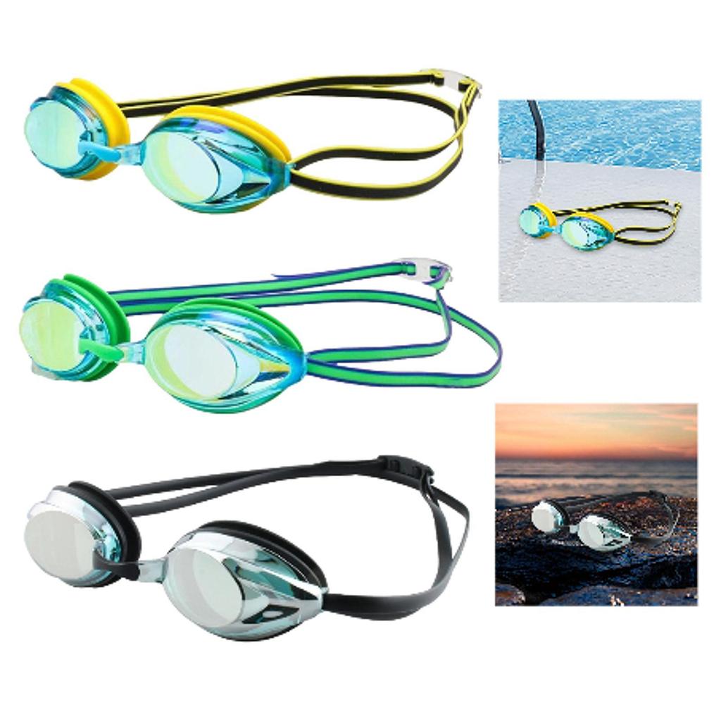 Swimming Goggles Swim Goggles Comfortable Clear Vision Stylish Eyewear for Adults Water Sports Beach Outdoor Swimming Pool
