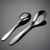 304 Stainless Steel Flat Bottom Spoon Thick and Heavy Chinese Spoon Practical Kitchen Hotel Spoon Large, Medium and Small Standard Company Restaurant