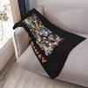 Broadway Musical Theatre Logos - Hand Drawn Throw Blanket Lightweight Warm Blanket for Travel Camping