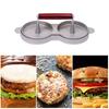 Burger Press Patty Maker Aluminum Alloy Hamburger Fish Patty Press Mold for Meat Beef Veggie Burger Grill BBQ Kitchen Tool