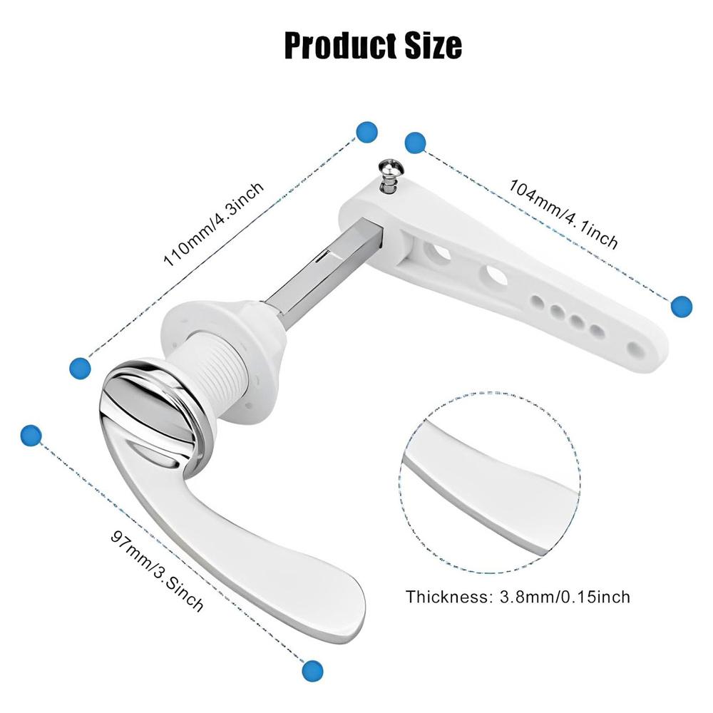 Новый универсальный комплект ручки слива для унитаза, рычаг для бачка WC
