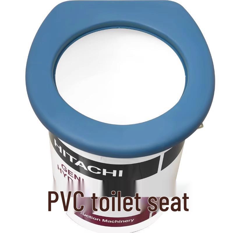 Универсальная мягкая водонепроницаемая подушка для сиденья унитаза для пожилых - Простой пенопластовый чехол для ведерных и сухих туалетов.