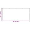 Balcony Privacy Screen Black 90 x 200 cm