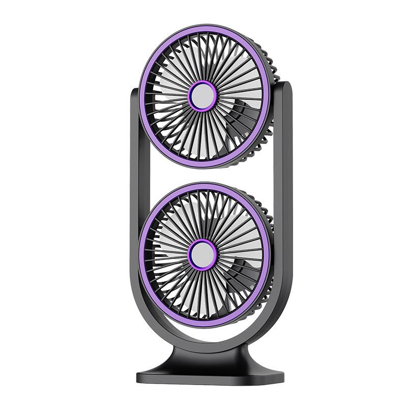 USB Rechargeable Desk & Clip Fan for Home, Office, Dorm – Compact Air Circulator
