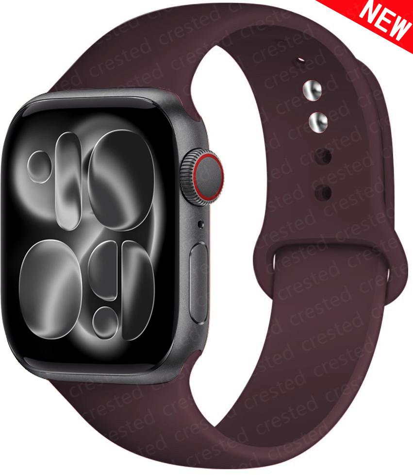 Силиконовый ремешок Для Apple Watch 11 band 44mm 40mm 49mm 45mm 41mm 38 46mm 42mm correa bracelet iWatch series 9 8 7 6 SE ultra 2 3