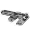 Brushed Nickel AntiTheft Lock Buckle Stainless Steel Swing Bar Door Lock  Front Door