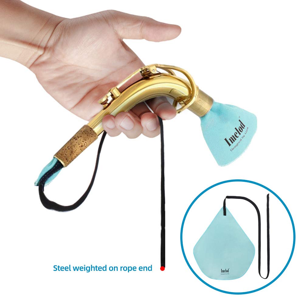 [Brand] Saxophone Cleaning Kit 4pcs Light Blue