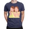 Double Trouble Novelty 100 Cotton Tshirt Lindsay Lohan Tees Tops For Unisex
