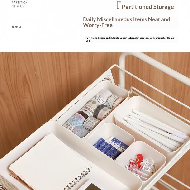 Drawer Organizer Set 7PCS with Dividers for Versatile Vanity Use and Desktop Storage Solution