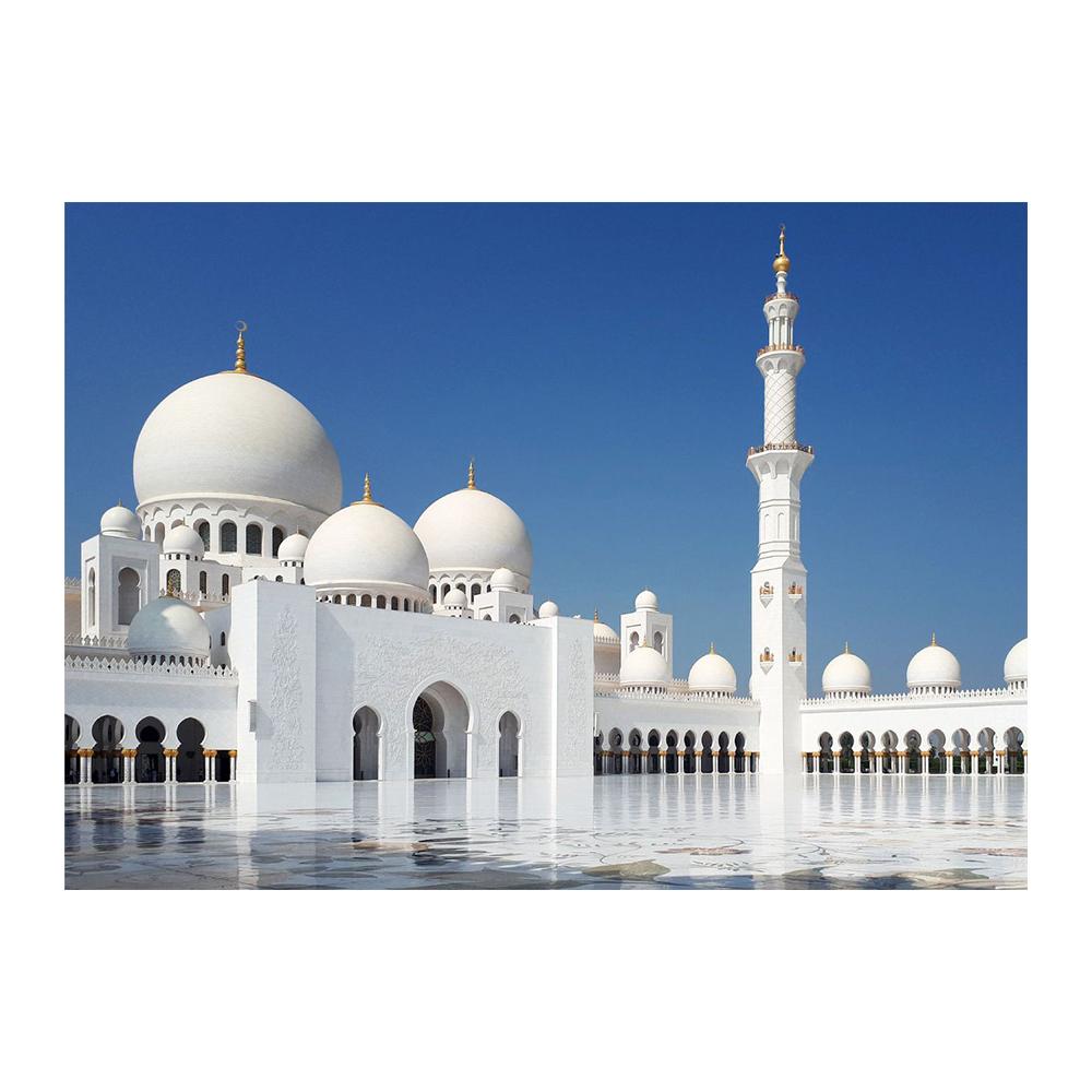 Исламская каллиграфия, холст, картина, Аллаху Акбар, Кааба, священное место, мечеть, плакаты и принты, настенное искусство, декор для гостиной