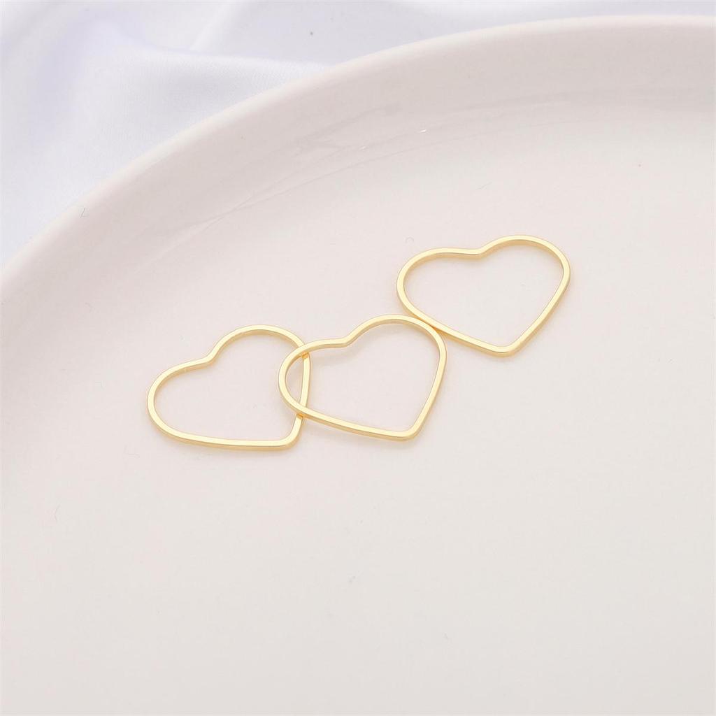 2Pcs Copper Geometry Accessories Platting 14K Gold Color For Jewelry Making DIY Earring Charm Decoration