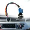 Hazard Light Switch Button Hazard Warning Flash Light Switch Push Button 19mm Double Flash Switch Button for Vehicles Motorcycle