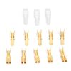 Spade Connectors Brass Wire Terminal Block Transparent Crimp Sleeve Electrical Supplies 2.8mm