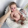 Милая 48 см полностью силиконовая кукла-реборн Meadow Can Bath Ручная роспись 3D Высокоцветная имитация кукол-младенцев Реалистичные куклы-новорожденные для девочек и мальчиков