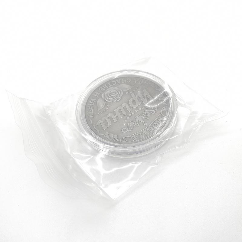 Памятная монета "Русская роза" Памятная монета "Русская Мохета" Lucky Coin