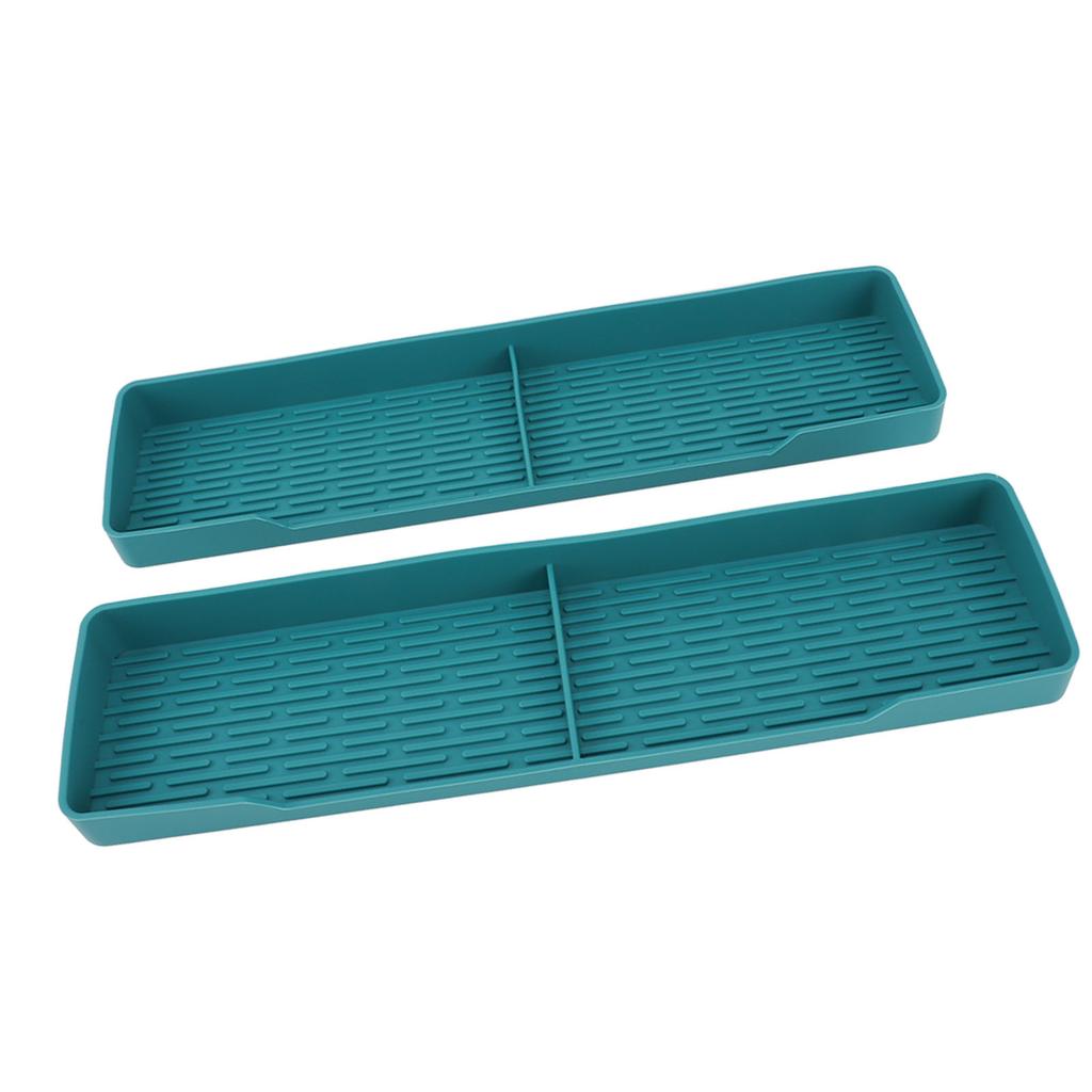 2 шт. Полка для плиты Силиконовая Магнитная Защита от протечек Противоскользящая Полка для верха духовки Органайзер для специй