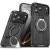 Ударопрочный Бампер Броня Подставка Кольцо Держатель Чехол для iPhone 17 Air 16 15 14 Plus 13 12 11 Pro Max Гибридный Magsafe Чехол