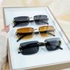 Frameless Square Fashion Sunglasses, Ideal for Gifts, Suitable for Beautiful Birthday Gifts, Perfect for Decoration Women Men