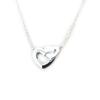 [M8843] - Silver Necklace 'Love' (rhodium-plated)