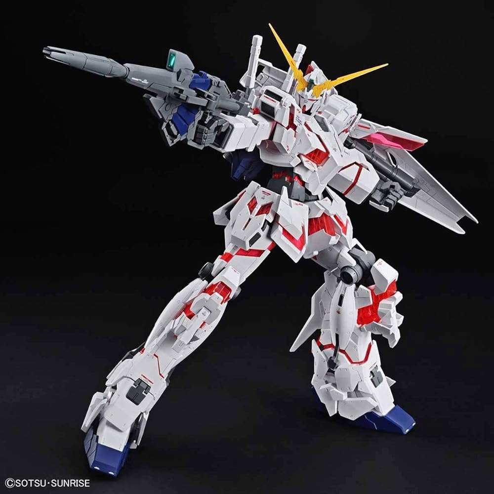 Mega Size Model Gundam Unicorn (Destroy Mode) 1/48 Scale Color-Coded Plastic Model Kit