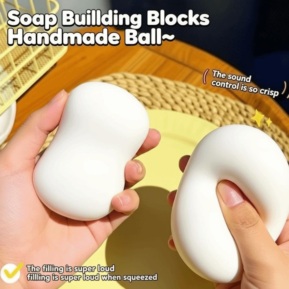 Slow-rebound Soap Squeeze Ball Slow Rising Soap Fidget Squeeze Colorful Soap Squishy Toy Leisure