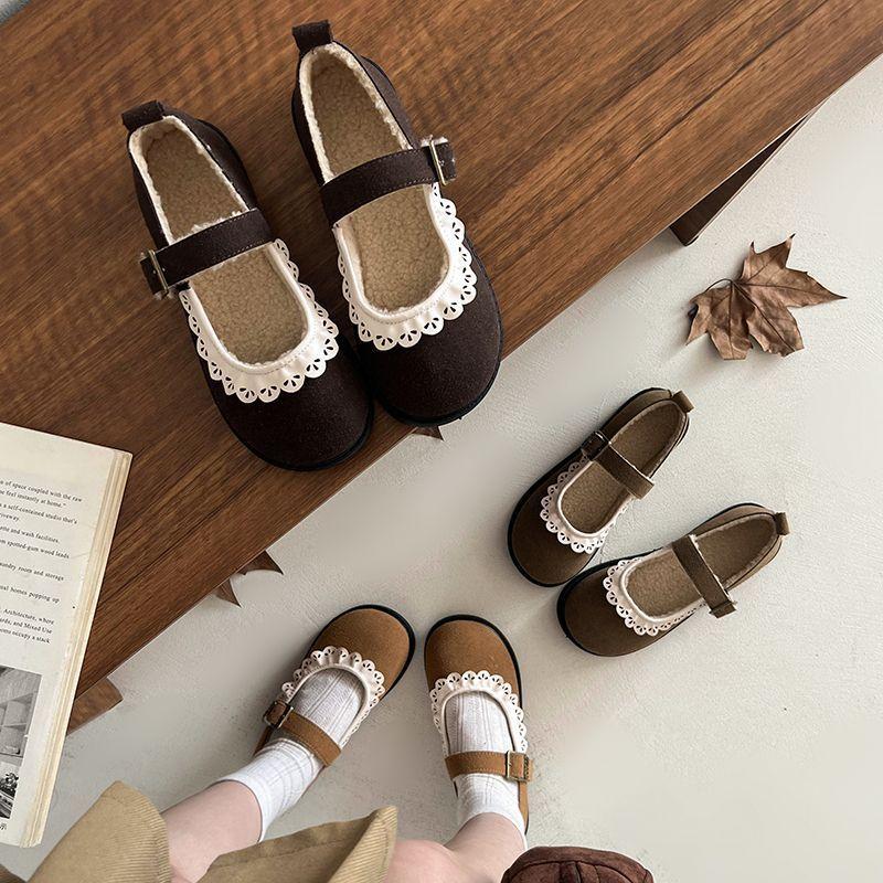 Лето 2025 новые французские ретро туфли Мэри Джейн одинарные женские модные с круглым носком студенческие с юбкой японские туфли женские