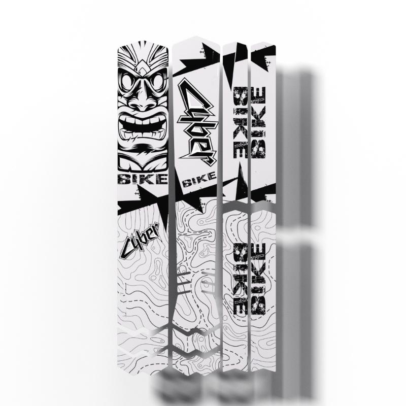 Защитная пленка для шоссейного велосипеда, съемная наклейка, защита цепи велосипеда, защита рамы, наклейки на переднюю вилку, защитная лента