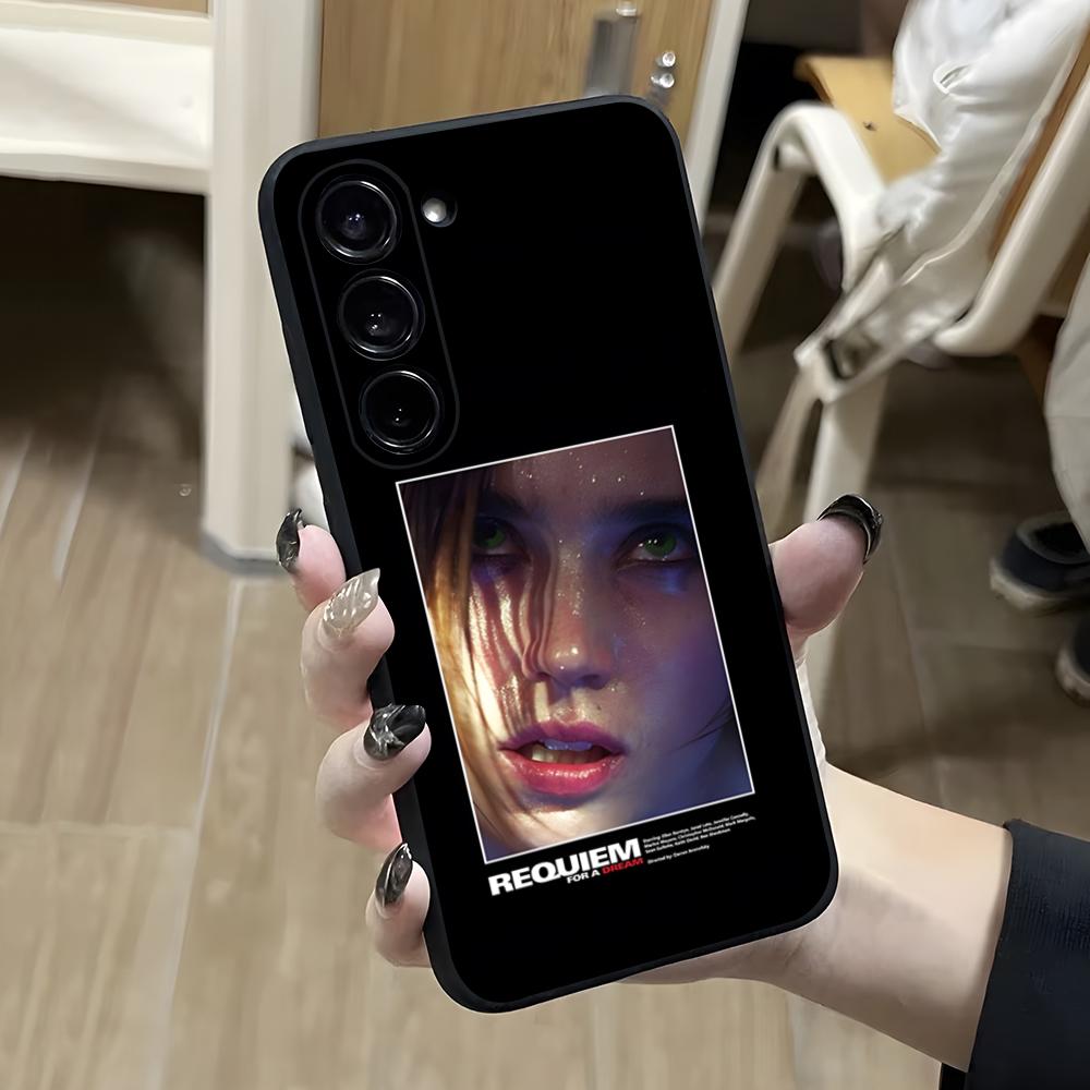 Чехол для телефона R-Requiem For A D-Dream для Samsung S26 S25 S24 FE S23 S22 S21 Plus S20 Ultra Note20Ultra Черный Мягкий