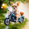 Велосипедный Подвеска для Машины с Собакой 2D Акрил Шарм для Зеркала Заднего Вида Веселая Тематическая Подвеска