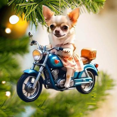 Велосипедный Подвеска для Автомобиля с Собакой 2D Акриловый Шарм для Зеркала Заднего Вида Забавный Тематический Подвесной Орнамент Подарки для Любителей Собак