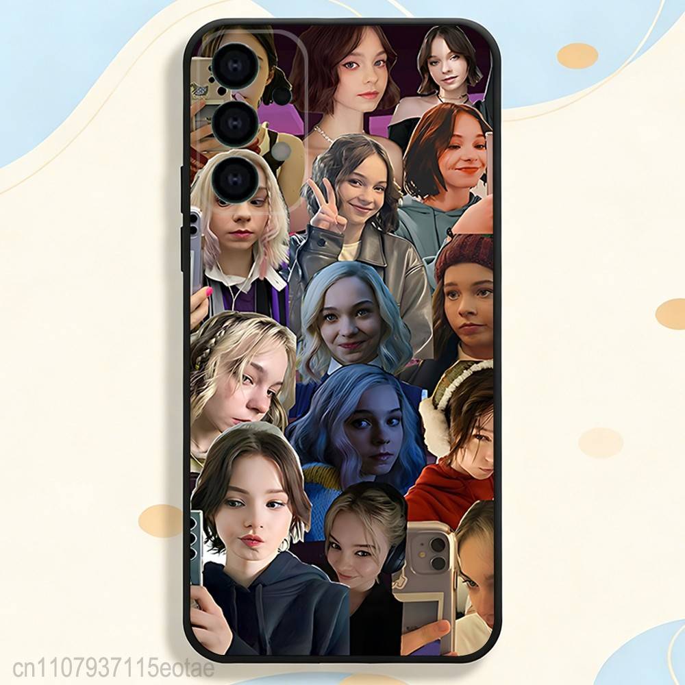 Чехол для телефона Emma Actress M-Myers для Samsung серии S s21 s22 s23 s24 s25 S26 FE Plus Ultra, мягкий ТПУ, приятный для кожи