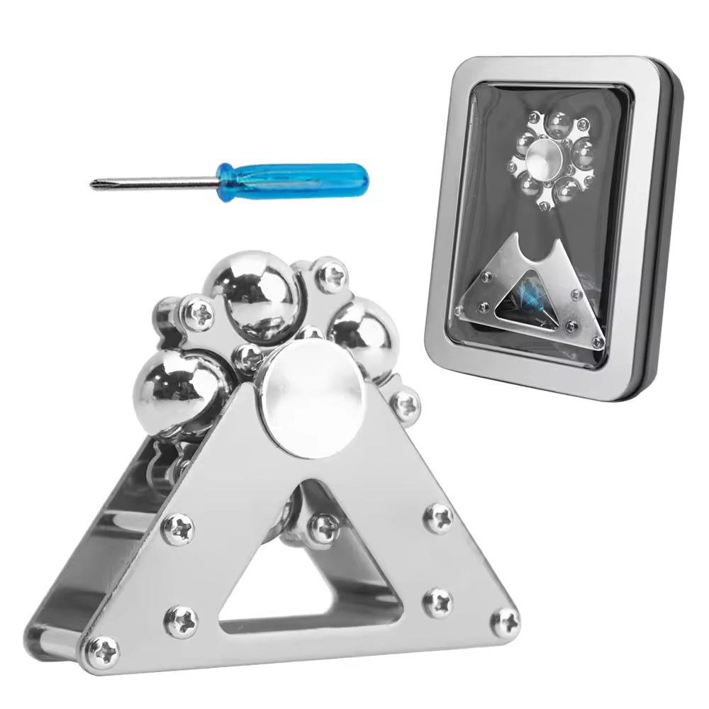 Ferris Wheel Fidget Spinner: Rotating Metal Decompression Toy & Desktop Ornament