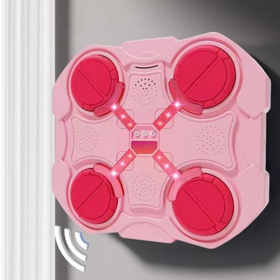 1 комплект музыкальной боксерской машины, настенная, совместимая с Bluetooth, регулируемая, умная, светодиодная, боксерская тренировочная мишень, боксерская подушка, домашний тренажерный зал, тренировочное оборудование