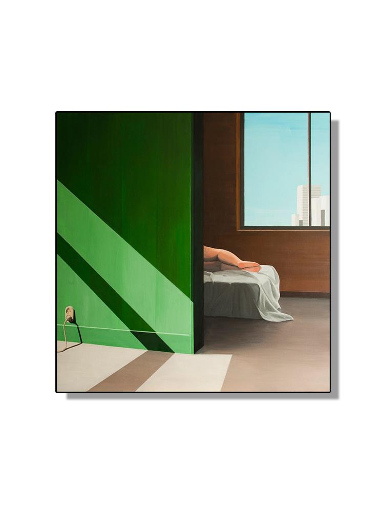 Famous David Hockney Abstract Landscape Poster Canvas Painting Swimming Pool Ocean Window Wall Art For Living Room Home Decor