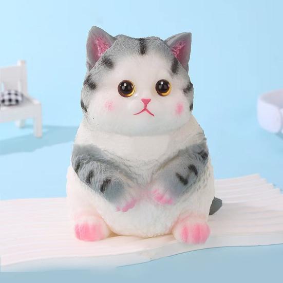 Симуляция кошки, игрушка для сдавливания, снятие стресса, щипок для котенка, сенсорная игрушка для детей