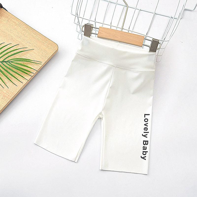 Girls' Elastic Shark Pants: Korean-Style Summer Yoga Shorts