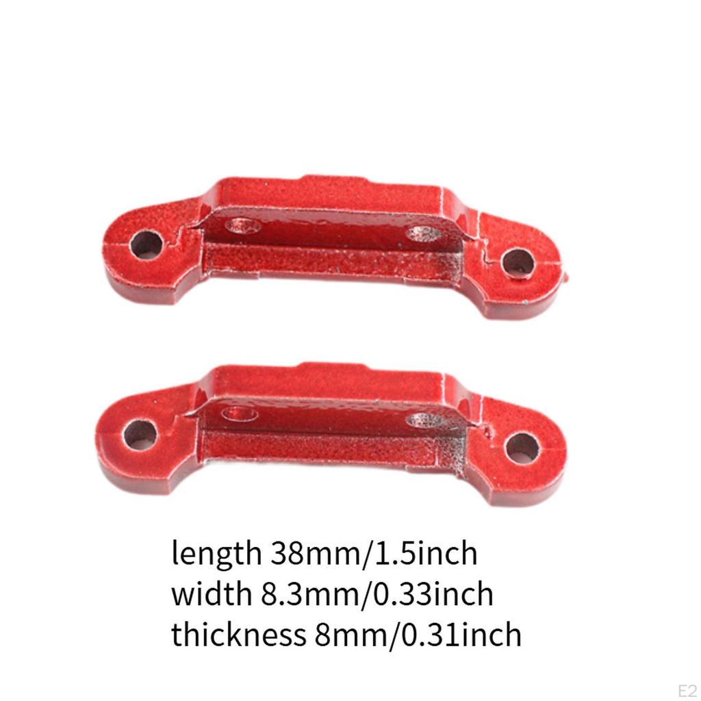2x Front Rear Arms Upgrades Sturdy 1/16 Scale Compact Replacement Metal for 16102 16101 16201 RC Car