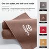 Car Microfiber Cleaning Towel Car Wash Drying Cloth Care Key Accessory For Toyota Corolla Yaris Camry Prius RAV4 CHR Hilux Aygo