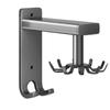 Rotating Kitchen Hooks,Multi-Purpose Aluminum Wall Mounted Rack with 8/10 Hook,Large Capacity Storage Hanger for Kitchenware Hat