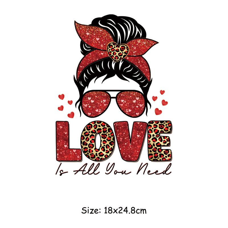 Нашивки для одежды для влюбленных, наклейки для одежды с Днем Святого Валентина, Parches Ropa, теплопередача, для мужчин и женщин, DIY, гладильная нашивка, новинка