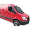 HEKO Дефлекторы боковых окон для Mercedes Sprinter 2006-2018, 2 шт. Передние, Акрил 3 мм, Тонированные