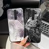 Tempered Glass Hard Phone Case For OPPO A5 A9 2020 A11 A11X Luxury Butterfly Flower Soft Silicone TPU Shockproof Cover Fundas