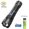 High Power LED Flashlights USB Rechargeable Tactical Torch Ultra Powerful Outdoor Long Range Camping Fishing Emergency Lantern