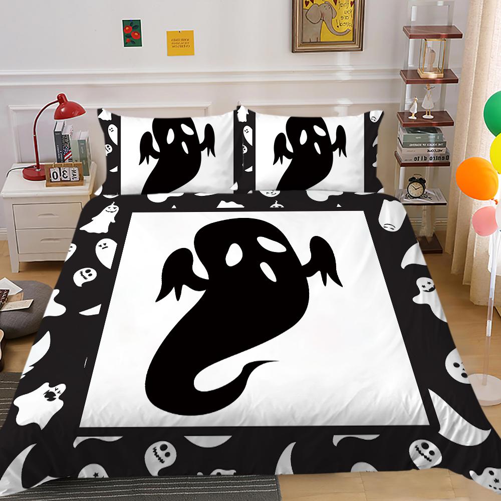 Halloween Home Bedding Down Duvet Cover Set Bedroom Duvet Cover Pillowcase Single/double Bed Full Size Home Decoration Bedding