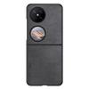 Huawei Pocket2 Phone Case P60 Pocket Protective Cover, Upper And Lower Folding Screen Shockproof Simple Leather Casen, Starry Sky Black