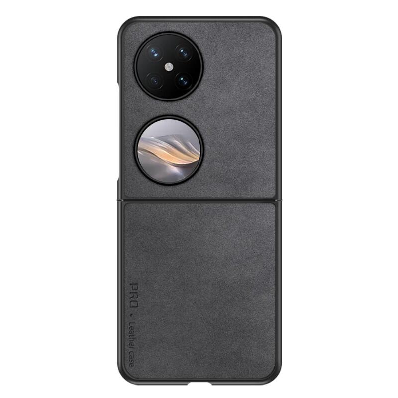 Huawei Pocket2 Phone Case P60 Pocket Protective Cover, Upper And Lower Folding Screen Shockproof Simple Leather Casen, Starry Sky Black