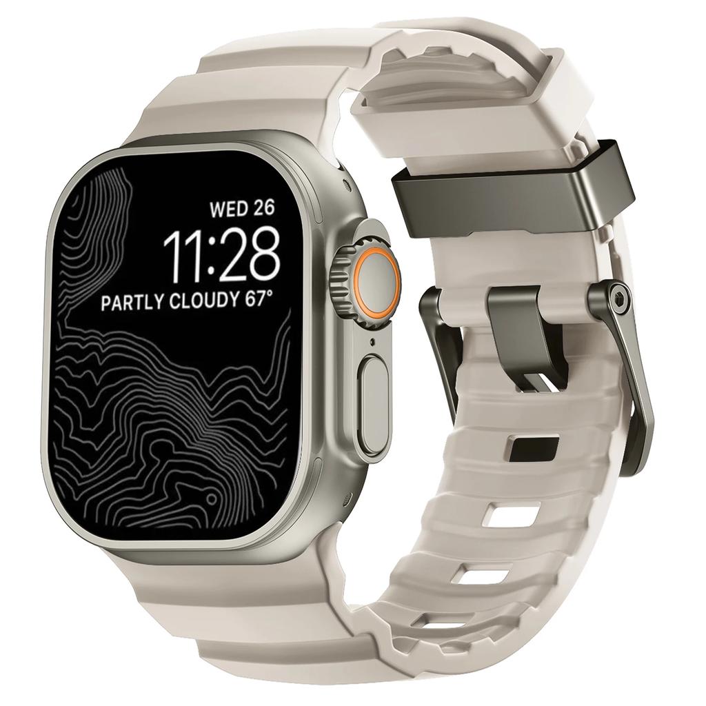 Силиконовый ремешок Trail для Apple Watch Band 49 мм 46 мм 45 мм 44 мм Спортивный браслет Наручный ремешок для iwatch Серии Ultra 3 2/10 9 8 7 SE 6