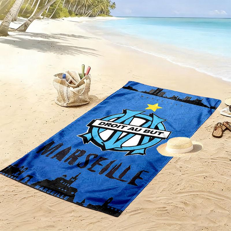 l'OM logo Print Beach Towel, Large Soft Quick Dry Towel for Beach Camping Swimming