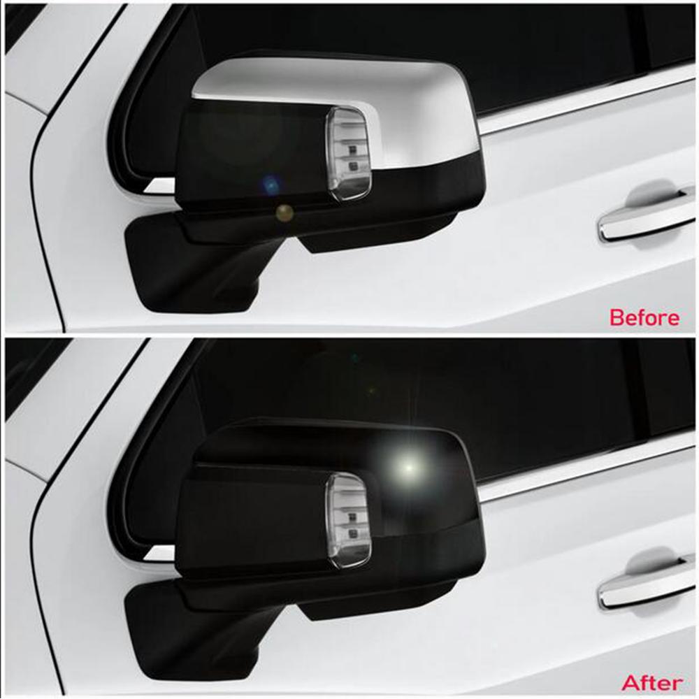 2 шт. Глянцево-черные накладки на зеркала заднего вида для GMC Sierra 1500 2019-2023 2024